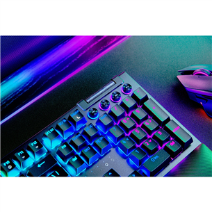 Razer BlackWidow V4 Pro, Yellow Switch, механическая, SWE, черный - Клавиатура