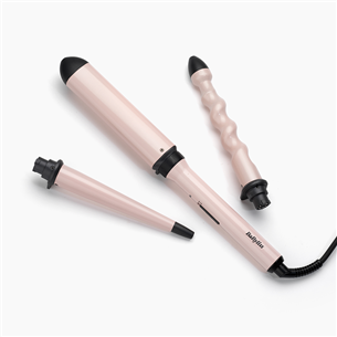 BaByliss Curl & Wave, interchangeable accessories, rose - Multi styler