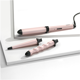 BaByliss Curl & Wave, interchangeable accessories, rose - Multi styler