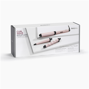 BaByliss Curl & Wave, interchangeable accessories, rose - Multi styler