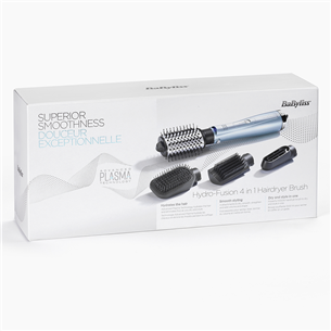 BaByliss, 1000 Вт, голубой - Фен-щетка