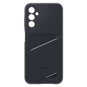 Samsung Card Slot Cover, Galaxy A14, kaarditaskuga, must - Ümbris