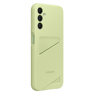 Samsung Card Slot Cover, Galaxy A14, kaarditaskuga, heleroheline - Ümbris