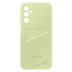 Samsung Card Slot Cover, Galaxy A14, с карманом для карты, светло-зеленый - Чехол