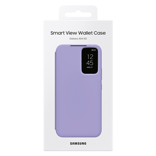 Samsung Smart View Wallet, Galaxy A54, сиреневый - Чехол