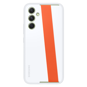 Samsung Silicone Haze Grip Case, Galaxy A54, valge - Ümbris