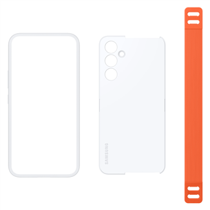 Samsung Silicone Haze Grip Case, Galaxy A54, white - Case