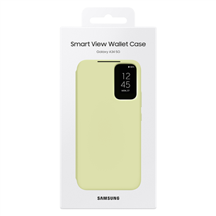 Samsung Smart View Wallet, Galaxy A34, light green - Cover