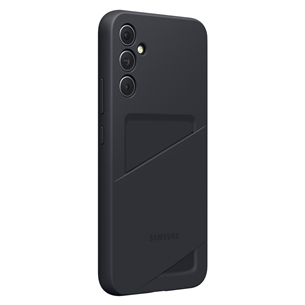 Samsung Card Slot Cover, Galaxy A34, kaarditaskuga, must - Ümbris