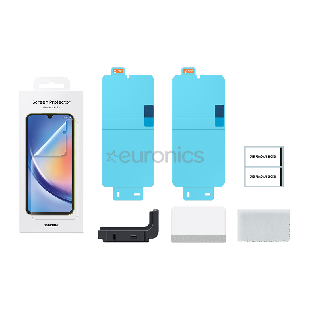 Samsung Screen Protector, Galaxy A34, läbipaistev - Ekraanikaitse