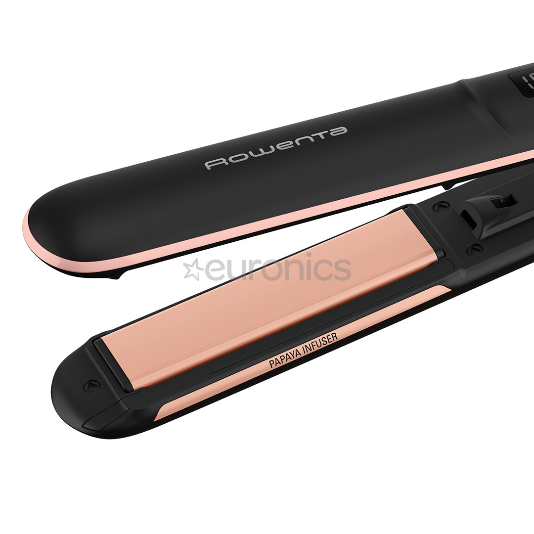 Rowenta Express Shine Papaya, black - Straightener