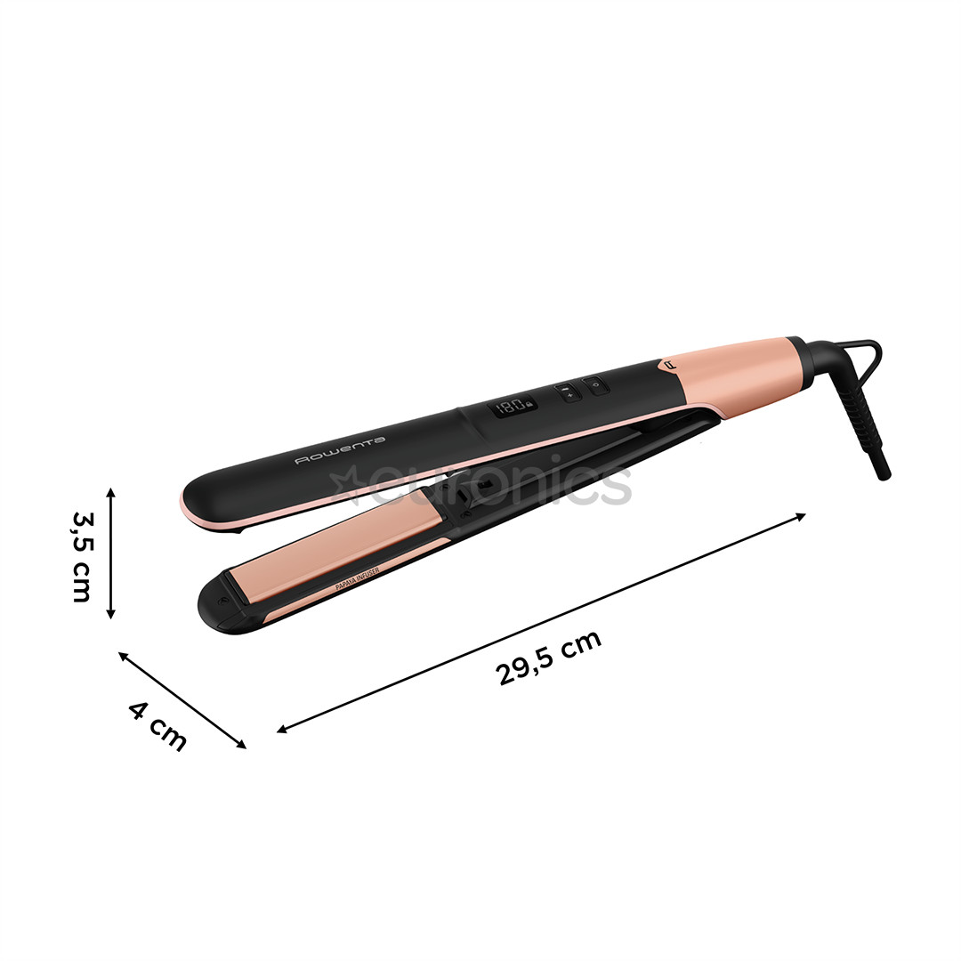 Rowenta Express Shine Papaya, black - Straightener