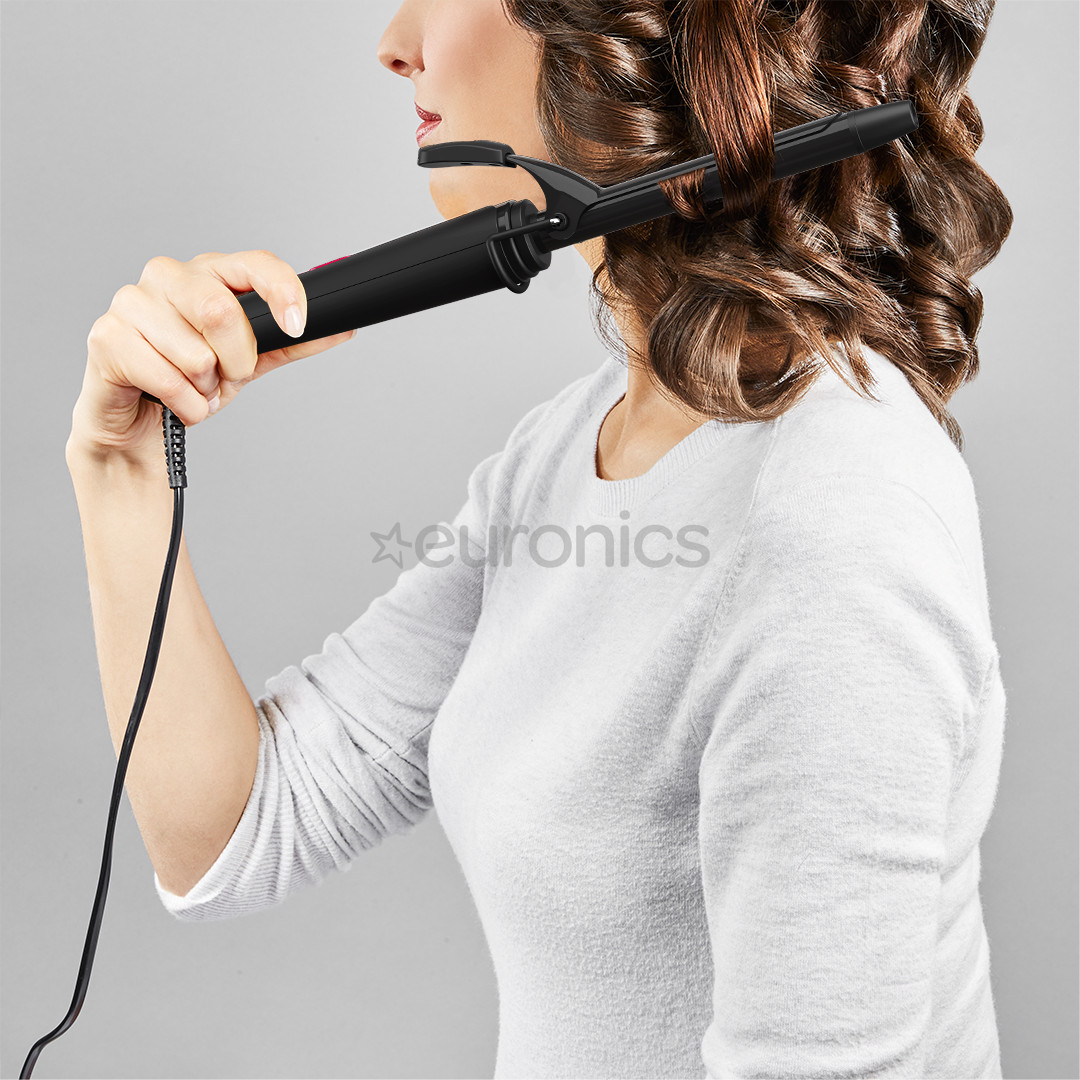 Rowenta, 16 мм, черный - Щипцы для завивки