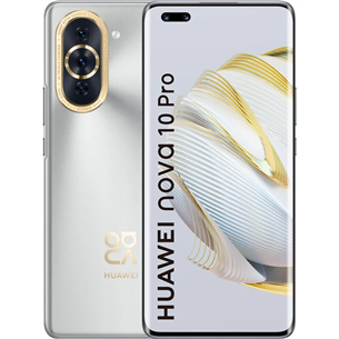 Huawei Nova 10 Pro, 256 GB, hõbedane - Nutitelefon 51097ETV