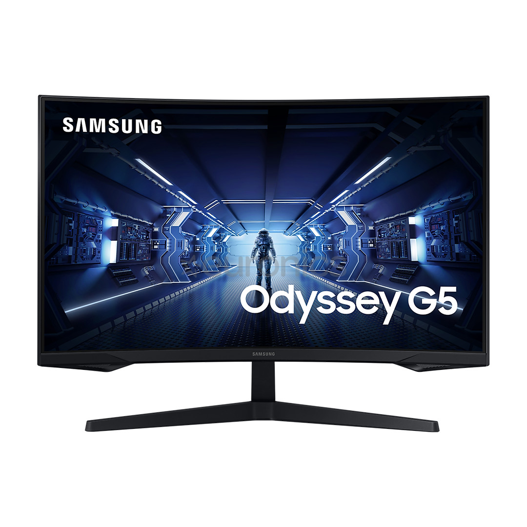 Samsung Odyssey G5, 27", curved, QHD, 144 Hz, LED VA, black - Monitor