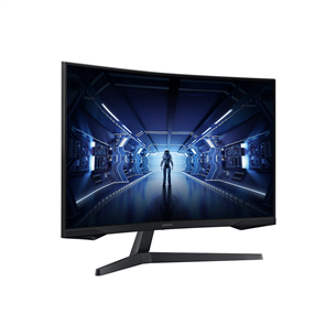 Samsung Odyssey G5, 27", curved, QHD, 144 Hz, LED VA, black - Monitor