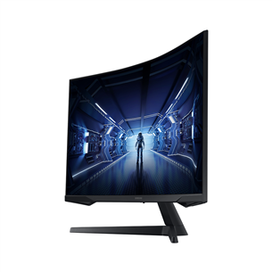 Samsung Odyssey G5, 27", изогнутый, QHD, 144 Гц, LED VA, черный - Монитор