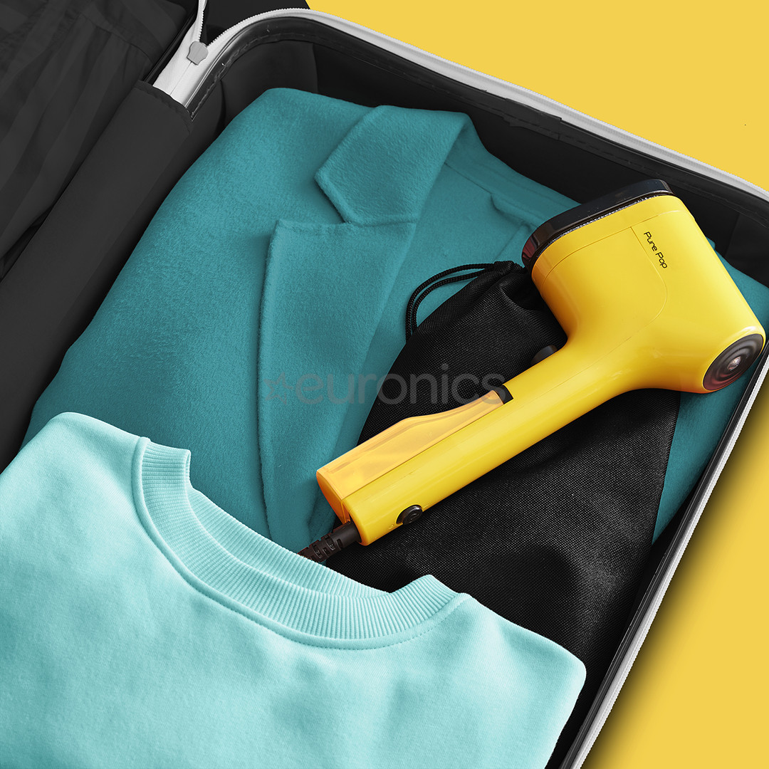 Tefal Pure Pop, 1300 Вт, желтый - Ручной отпариватель