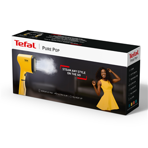 Tefal Pure Pop, 1300 W, yellow - Garment steamer