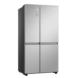 Hisense, NoFrost, 652 L, 180 cm, stainless steel - SBS-Refrigerator