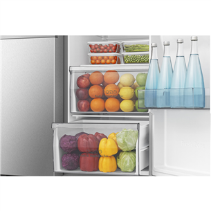 Hisense, NoFrost, 652 L, 180 cm, stainless steel - SBS-Refrigerator