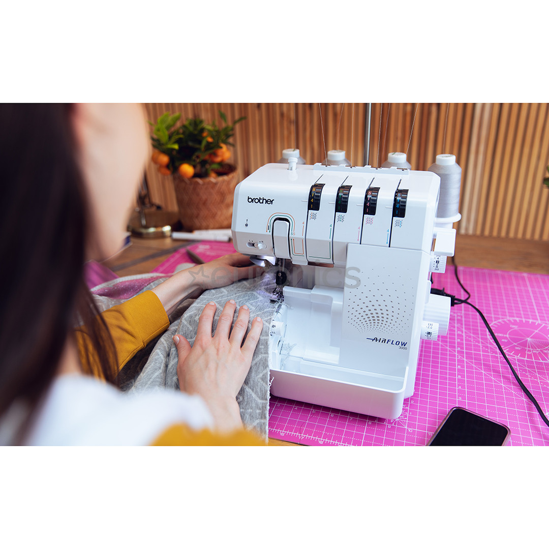 Brother Airflow 3000, valge - Overlok