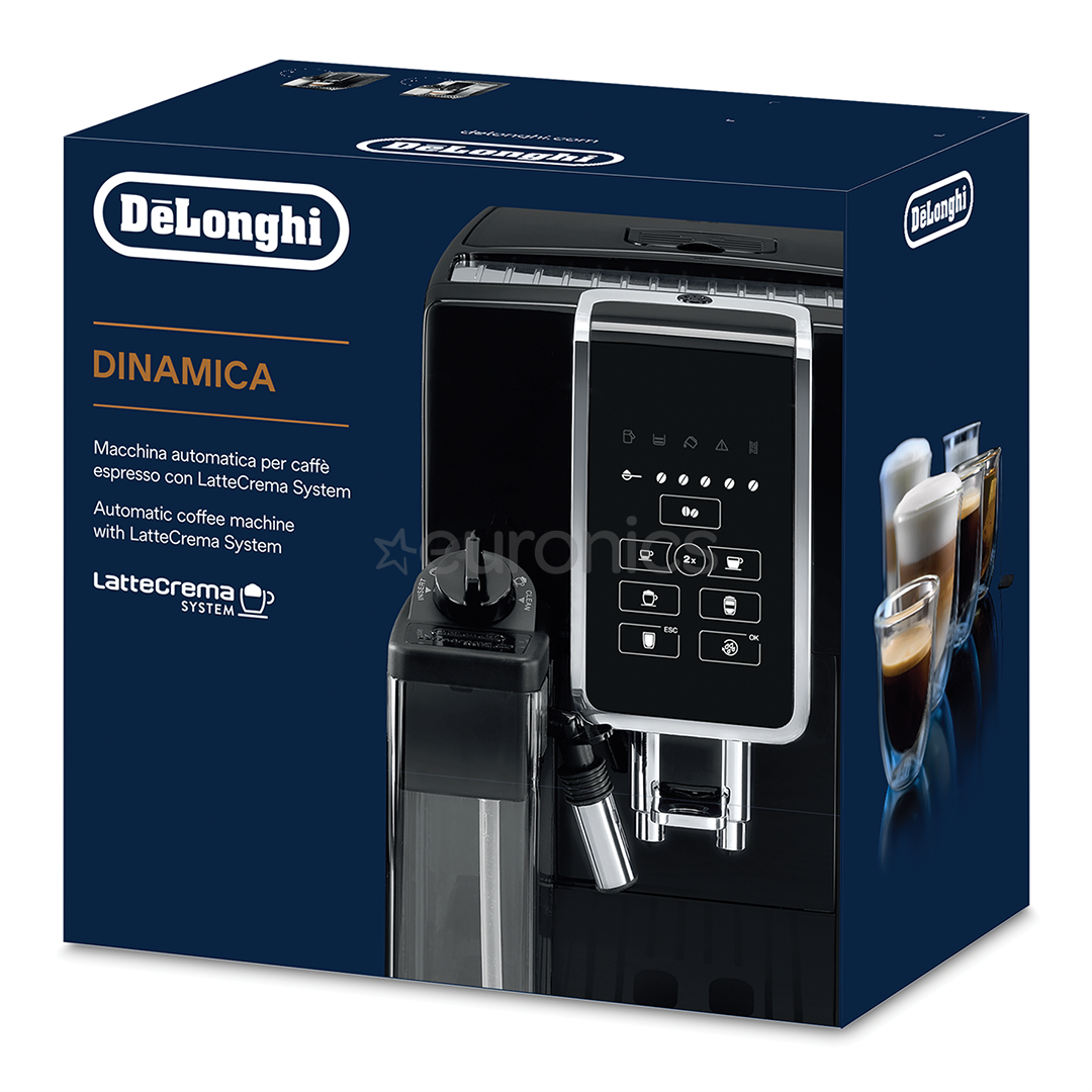 DeLonghi Dinamica, silver Espresso Machine, ECAM350.50.SB Euronics