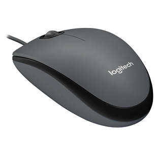 Logitech M90, оптический датчик, серый - Проводная мышь