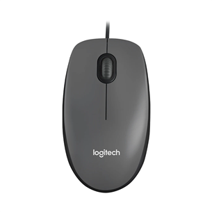 Logitech M90, оптический датчик, серый - Проводная мышь
