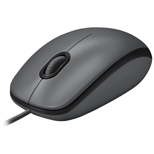 Logitech M90, оптический датчик, серый - Проводная мышь