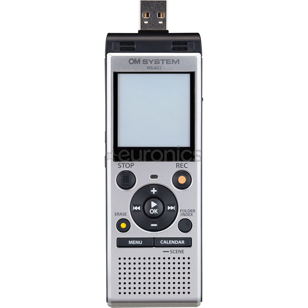 Olympus WS-882, 4 GB, hõbedane - Diktofon