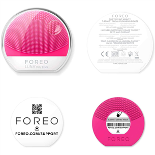 Foreo Luna Play Plus, fuksia - Elektriline näopuhastushari