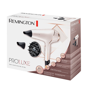 Remington ProLuxe, 2400 W, pärlvalge - Föön