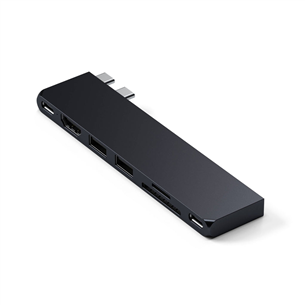 Satechi Pro Hub Slim, черный - USB-хаб