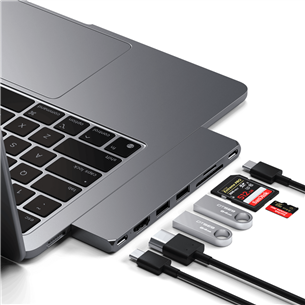 Satechi Pro Hub Slim, серый космос - USB-хаб
