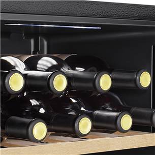 Hisense, capacity: up to 30 bottles, black - Wine cooler