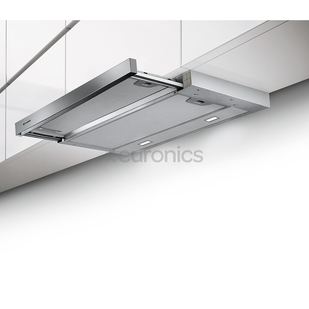 Faber MAXIMA NG EV8 LED AM/X A60, 620 m³/h, roostevaba teras - Õhupuhasti