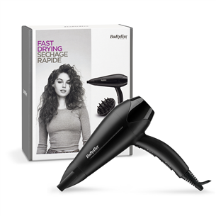 Babyliss, 2100 W, must - Föön