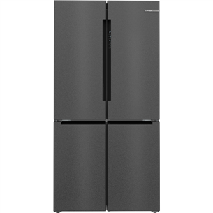 Bosch Seeria 4, No Frost, 605 L, 183 cm, must roostevaba teras - SBS-Külmik KFN96AXEA