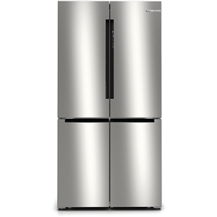 Bosch Series 6, No Frost, 605 л, высота 183 см, нерж. сталь - SBS-холодильник