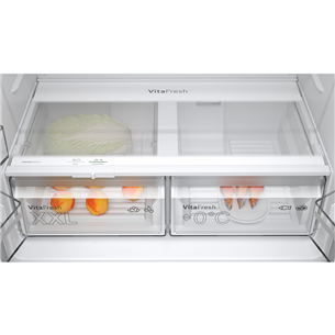 Bosch Series 6, No Frost, 605 L, 183 cm, stainless steel - SBS-Refrigerator