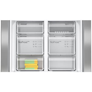 Bosch Series 6, No Frost, 605 L, 183 cm, stainless steel - SBS-Refrigerator