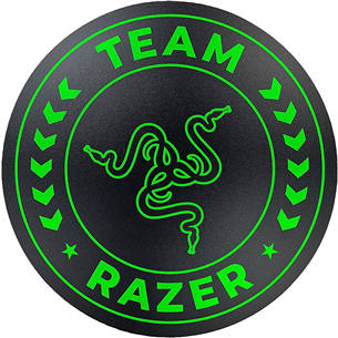 Razer Team Floor Mat, black/green - Floor mat RC81-03920200-R3M1