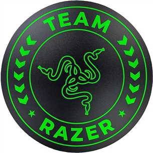 Razer Team Floor Mat, must/roheline - Põrandamatt