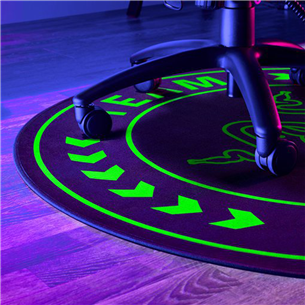 Razer Team Razer Floor Rug, must/roheline - Põrandavaip