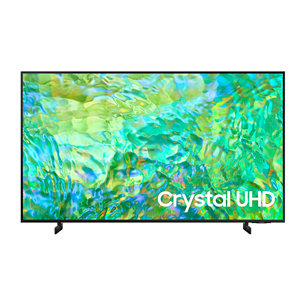 Samsung Crystal CU8000, 75'', Ultra HD, LED LCD, feet stand, black - TV