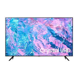Samsung Crystal CU7102, 75'', 4K UHD, LED LCD, feet stand, black - TV