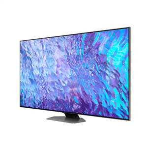 Samsung Q80C, 55", Ultra HD, QLED, серый - Телевизор