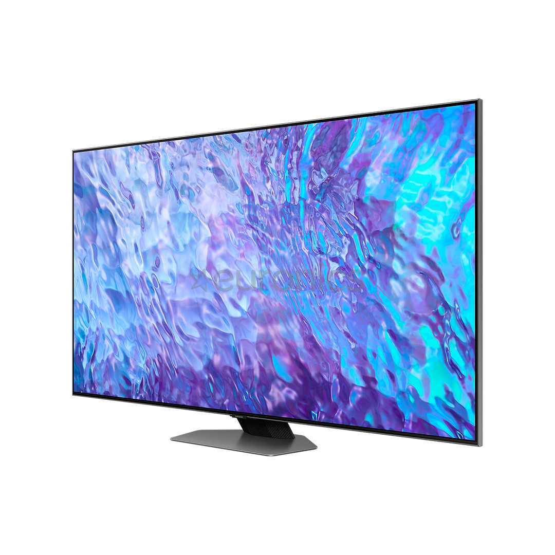 Samsung Q80C, 55", Ultra HD, QLED, gray - TV