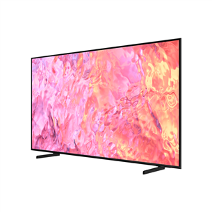 Samsung Q60C, 75", Ultra HD, QLED, боковые ножки, черный - Телевизор